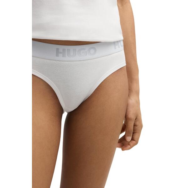 Γυναικείο Εσώρουχο Hugo Brief Sporty Logo 10241852 01 White 50469643-100