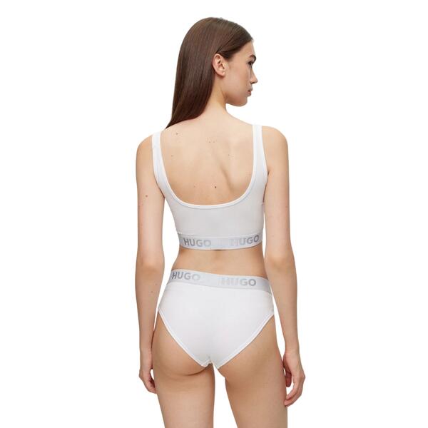 Γυναικείο Εσώρουχο Hugo Brief Sporty Logo 10241852 01 White 50469643-100