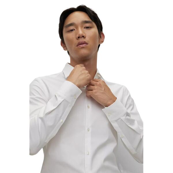 Ανδρικό Πουκάμισο Hugo Kenno 10243629 01 White 50478268-199