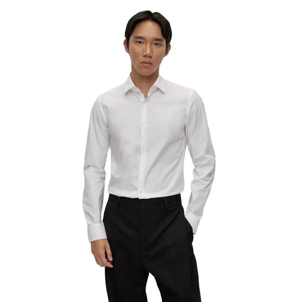 Ανδρικό Πουκάμισο Hugo Kenno 10243629 01 White 50478268-199