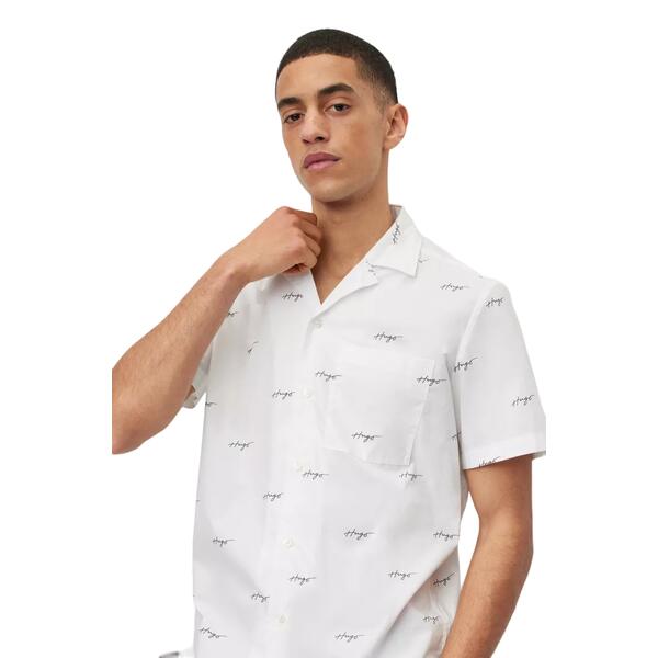 Ανδρικό Πουκάμισο Hugo Ellino White 10248703 50490668-199