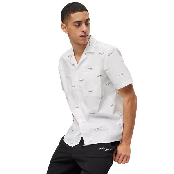 Ανδρικό Πουκάμισο Hugo Ellino White 10248703 50490668-199