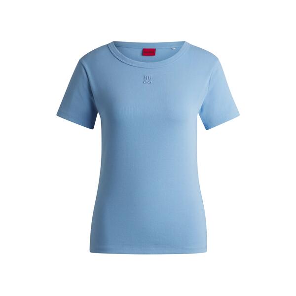 Γυναικείο T-shirt Hugo Damacia 3 Light Pastel Blue 50535491-452