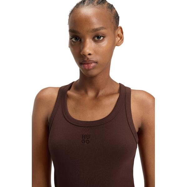 Γυναικείο Top Hugo Datamia Dark Brown 50514489-201