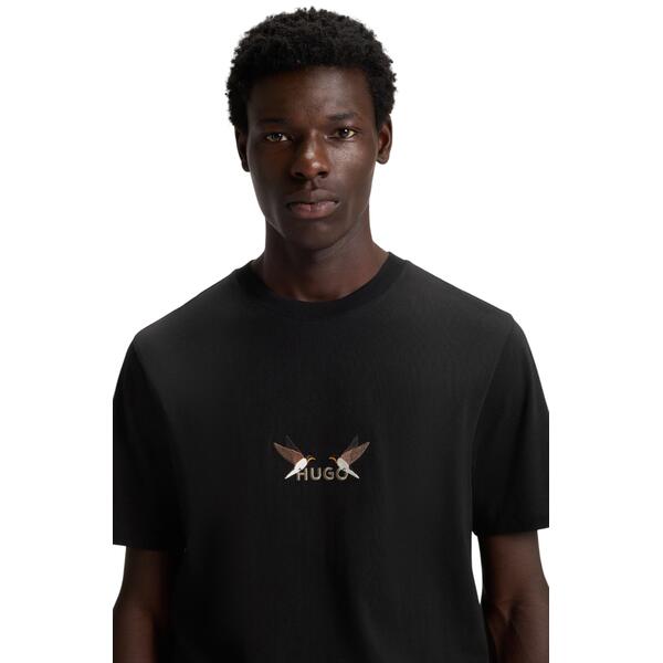 Ανδρικό T-Shirt Hugo Dugolini Black 50549154-001