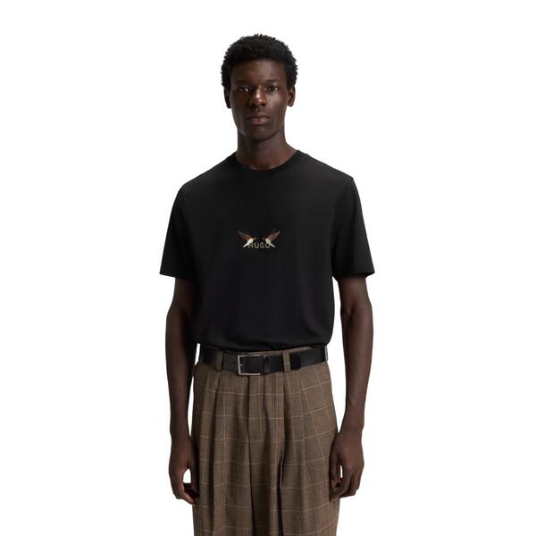 Ανδρικό T-Shirt Hugo Dugolini Black 50549154-001