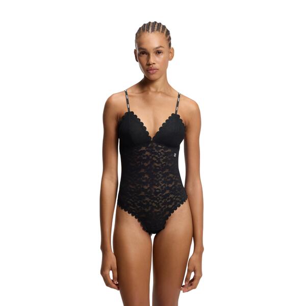 Γυναικείο Bodysuit Hugo Leo Lace Black 50549908-001