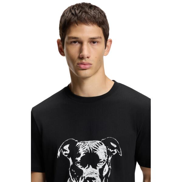 Ανδρικό T-Shirt Hugo Dubrox Black 50553779-001
