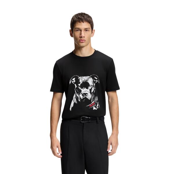 Ανδρικό T-Shirt Hugo Dubrox Black 50553779-001