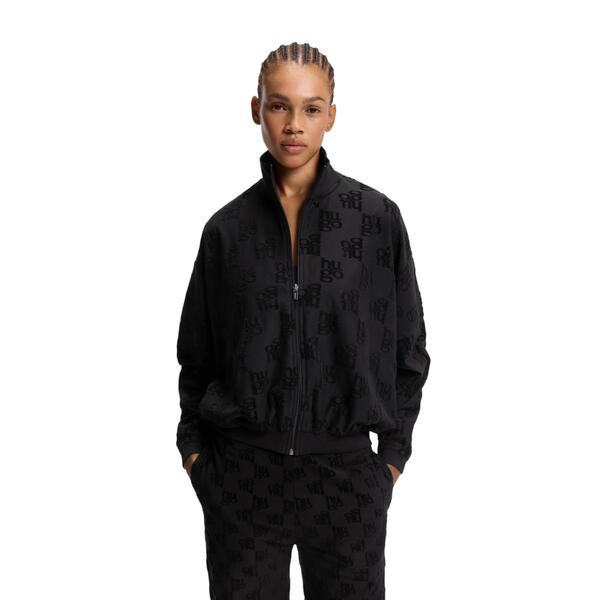 Γυναικεία Ζακέτα Hugo Terry Monogram Black 50556831-001