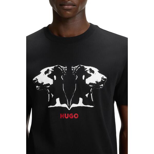Ανδρικό T-Shirt Hugo Dobero 1 Black 50542734-001