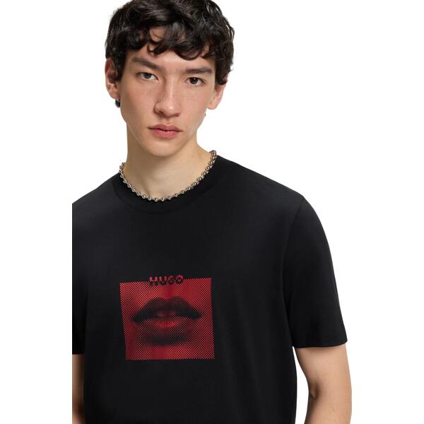 Ανδρικό T-Shirt Hugo Deterni Black 50544496-001