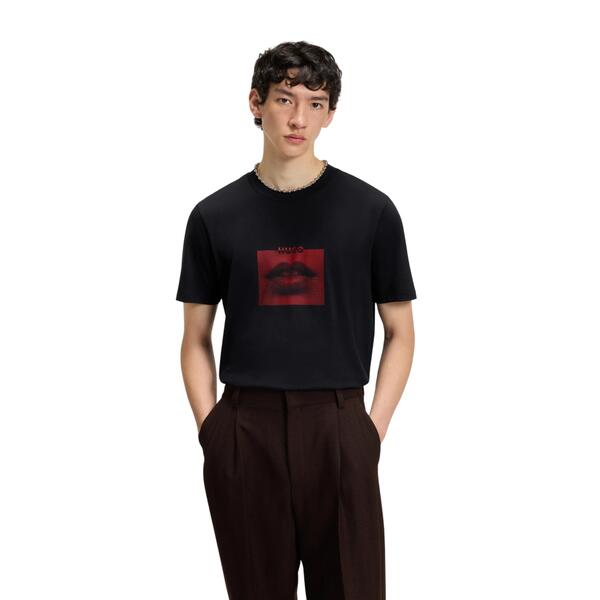 Ανδρικό T-Shirt Hugo Deterni Black 50544496-001