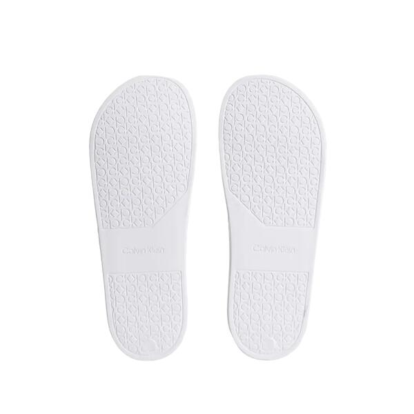 Ανδρικές Παντόφλες Calvin Klein Pool Slide Calvin Bright White HM0HM00455-YAF