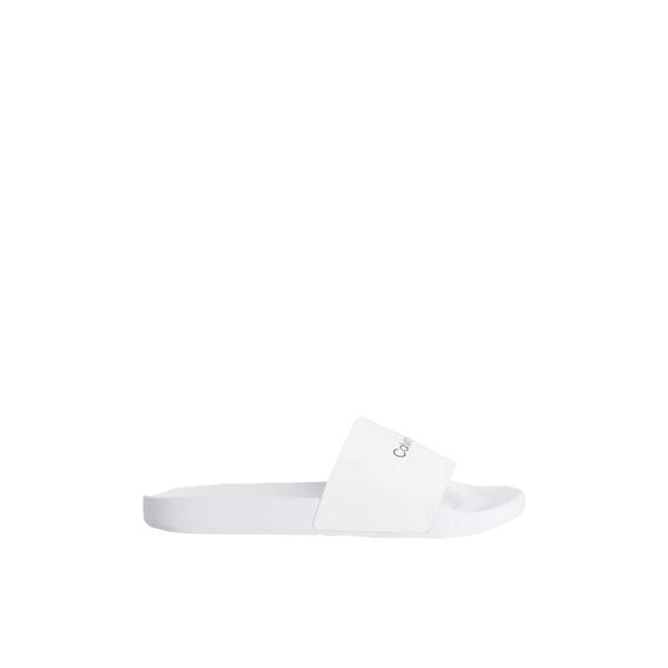 Ανδρικές Παντόφλες Calvin Klein Pool Slide Calvin Bright White HM0HM00455-YAF