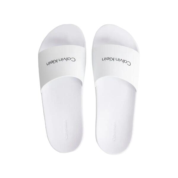 Ανδρικές Παντόφλες Calvin Klein Pool Slide Calvin Bright White HM0HM00455-YAF