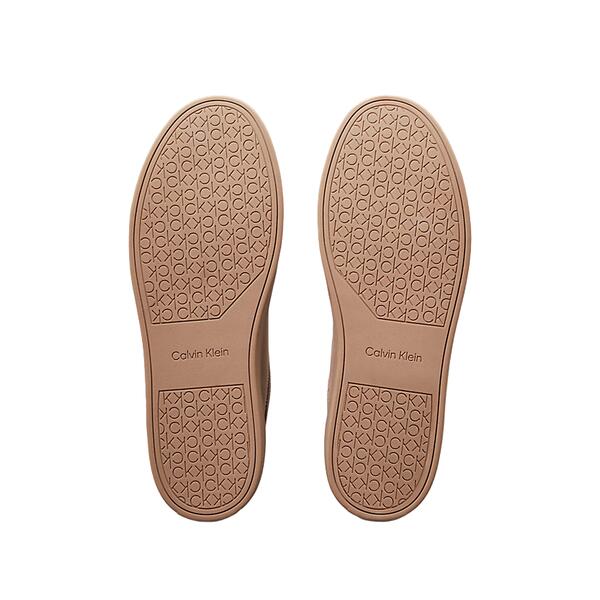 Αντρικά Μοκασίνια Calvin Klein Apron Lace Up Nb Silver Mink HM0HM01532-A04