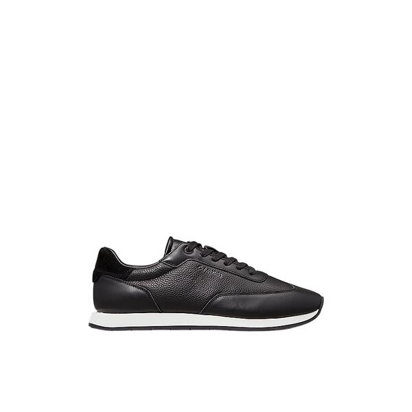 Ανδρικά Sneakers Calvin Klein Low Top Lace Up Tmbl Lth Black HM0HM01804-BEH