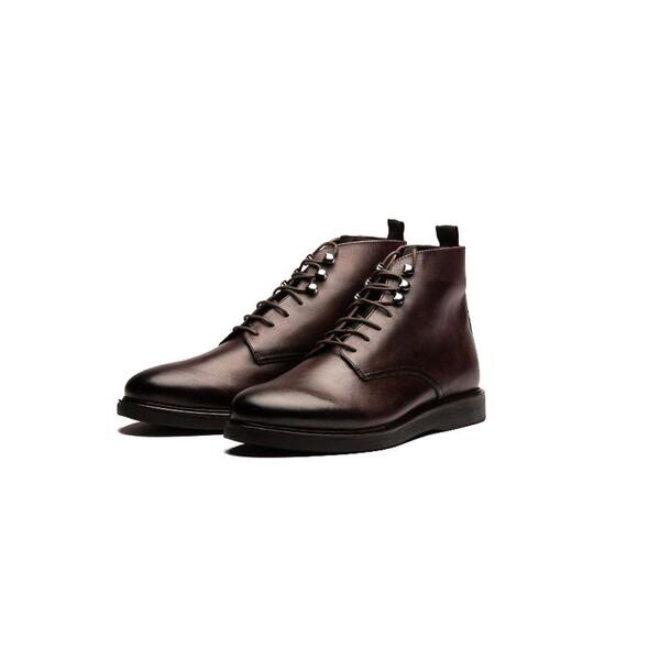 Ανδρικά Μποτάκια Hudson Sh Battle Leather Brown IN02200-20