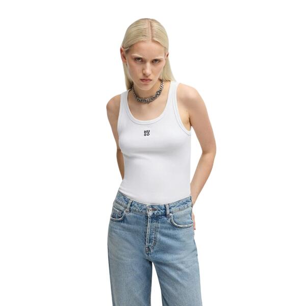 Γυναικείο Top Hugo Datamia White 50514489-100