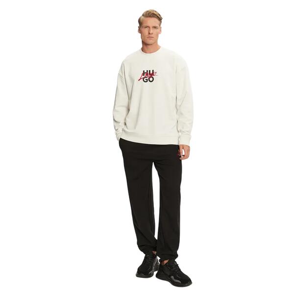 Ανδρικό Φούτερ Hugo Jersey Dlogonty White 50521081-101
