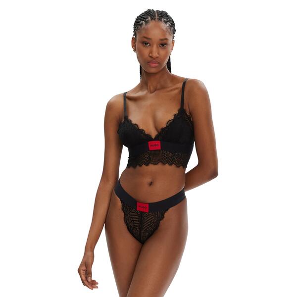 Γυναικείο Εσώρουχο Hugo Brief Rl Lace Black 50535071-001