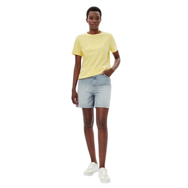 Γυναικείο T-Shirt Hugo Damacia 4 Medium Yellow 50539101-723