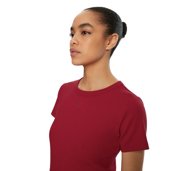 Γυναικείο T-Shirt Hugo Jersey Deloris Medium Red 50512002-610