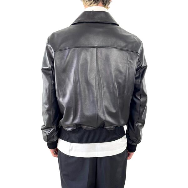 Ανδρικό Δερμάτινο Μπουφάν MAFFEI Nero 51283-NERO