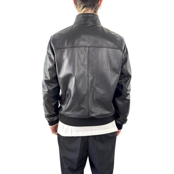 Ανδρικό Δερμάτινο Μπουφάν MAFFEI Nero 51220-NERO