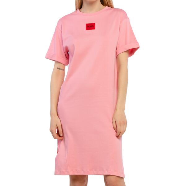 Γυναικείο Φόρεμα Hugo Jersey Neyle_redlabel Pink 50456013-688