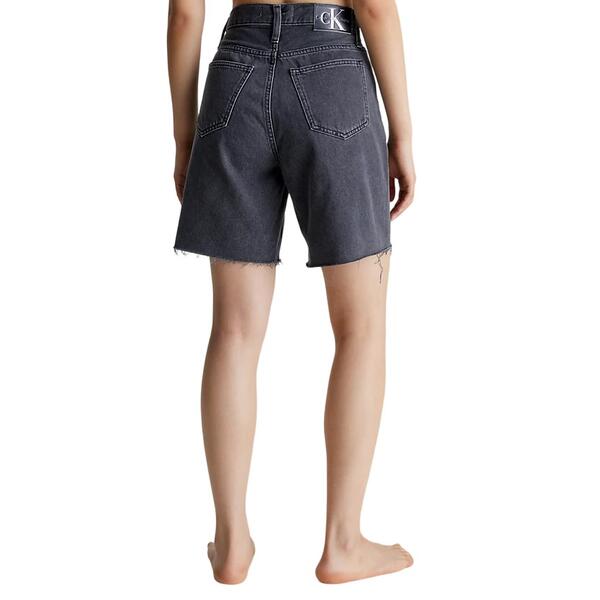 Γυναικεία Jean Βερμούδα Calvin Klein Bermuda Mom Washed Black Dbl Belted Wb J20J220647-1BYNI