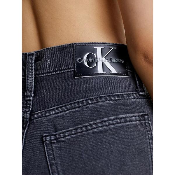 Γυναικεία Jean Βερμούδα Calvin Klein Bermuda Mom Washed Black Dbl Belted Wb J20J220647-1BYNI