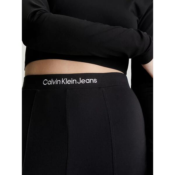 Γυναικείο Κολάν Calvin Klein Logo Elastic Milano Legging Ck Black J20J221917-BEH