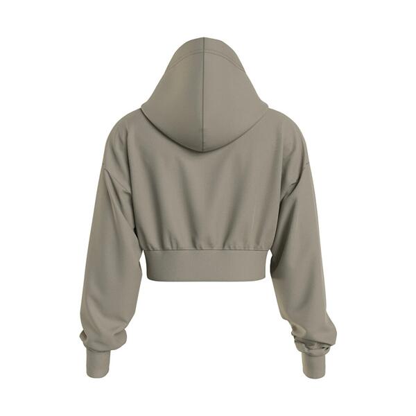 Γυναικείο Φούτερ Calvin Klein Mineral Dye Monologo Hoodie Plaza Taupe J20J221934-PED