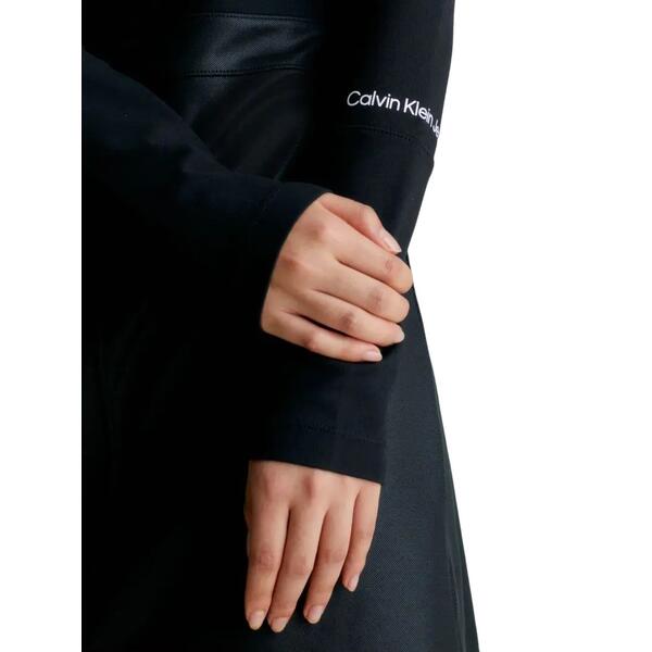Γυναικείο Φόρεμα Calvin Klein Coated Milano A- Line Dress Ck Black J20J221983-BEH
