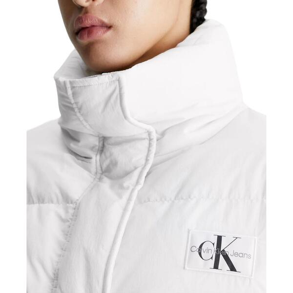 Γυναικείο Μπουφάν Calvin Klein Down Soft Touch Label Puffer Ivory J20J222235-YBI