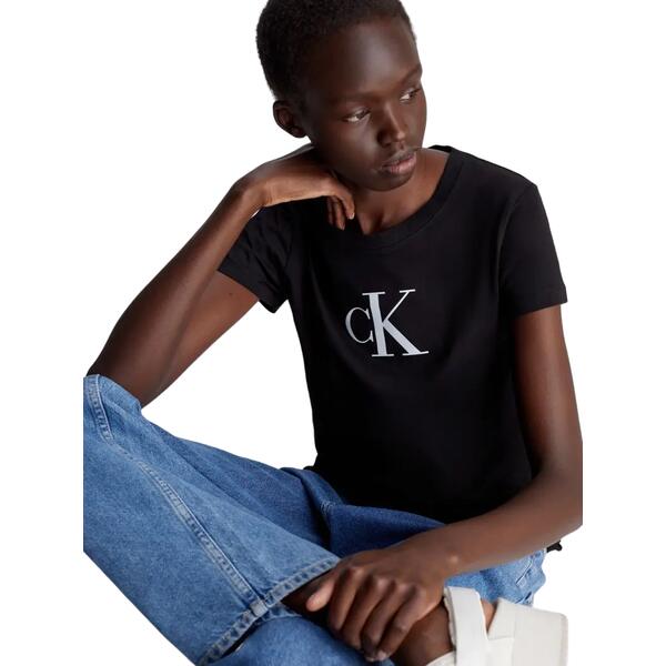 Γυναικείο T-shirt Calvin Klein Gradient Ck Tee Pvh Black J20J222343-0GO