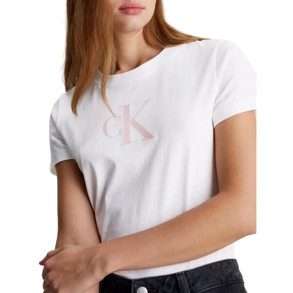 Γυναικείο T-shirt Calvin Klein Gradient Ck Tee Pvh Pvh White J20J222343-0K4