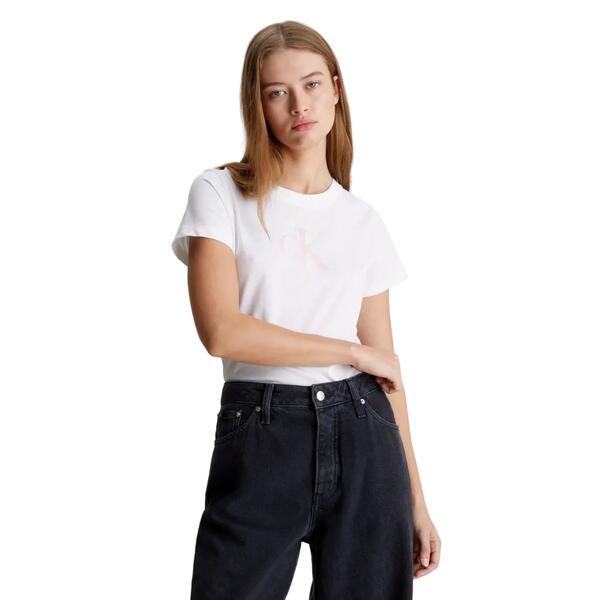 Γυναικείο T-shirt Calvin Klein Gradient Ck Tee Pvh Pvh White J20J222343-0K4