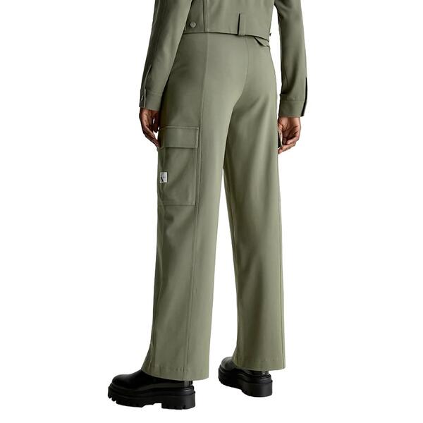 Γυναικείο Παντελόνι Calvin Klein High Rise Milano Utility Pants Dusty Olive J20J222605-LDY Γυναικείο Παντελόνι Calvin Klein High Rise Milano Utility Pants Dusty Olive J20J222605-LDY