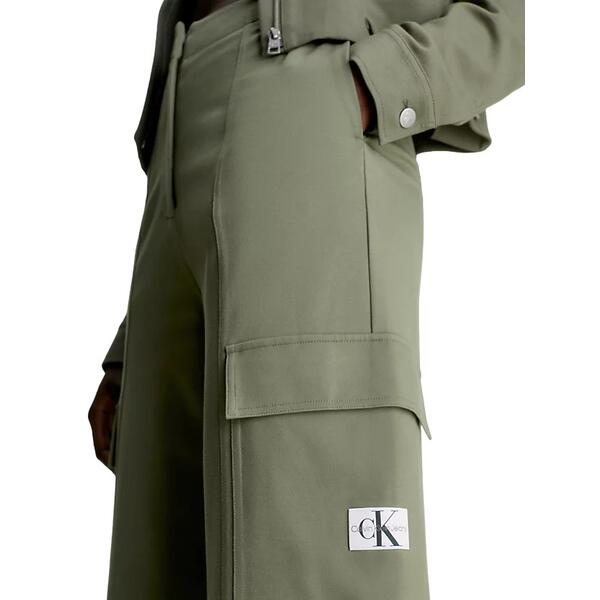Γυναικείο Παντελόνι Calvin Klein High Rise Milano Utility Pants Dusty Olive J20J222605-LDY Γυναικείο Παντελόνι Calvin Klein High Rise Milano Utility Pants Dusty Olive J20J222605-LDY