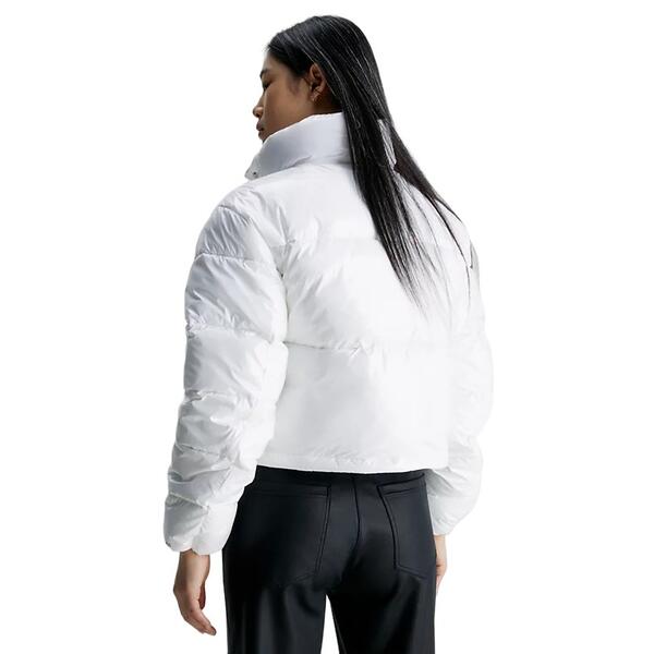 Γυναικείο Μπουφάν Calvin Klein Cropped Shiny Puffer Bright White J20J222710-YAF Γυναικείο Μπουφάν Calvin Klein Cropped Shiny Puffer Bright White J20J222710-YAF