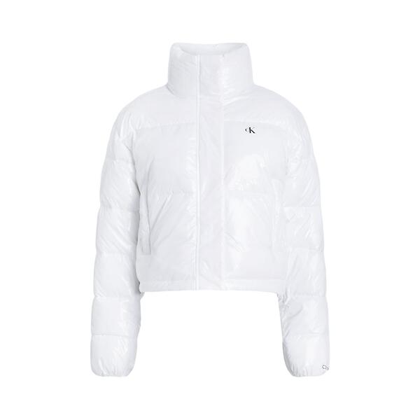 Γυναικείο Μπουφάν Calvin Klein Cropped Shiny Puffer Bright White J20J222710-YAF Γυναικείο Μπουφάν Calvin Klein Cropped Shiny Puffer Bright White J20J222710-YAF