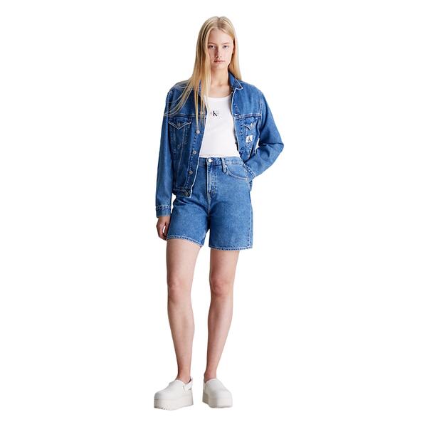 Γυναικείο Σορτς Calvin Klein Mom Short Denim Medium J20J222801-1A4NI