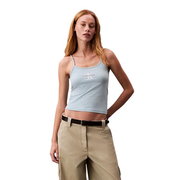Γυναικείο Top Calvin Klein Monologo Strappy Tank Cloud Blue J20J223105-CDV