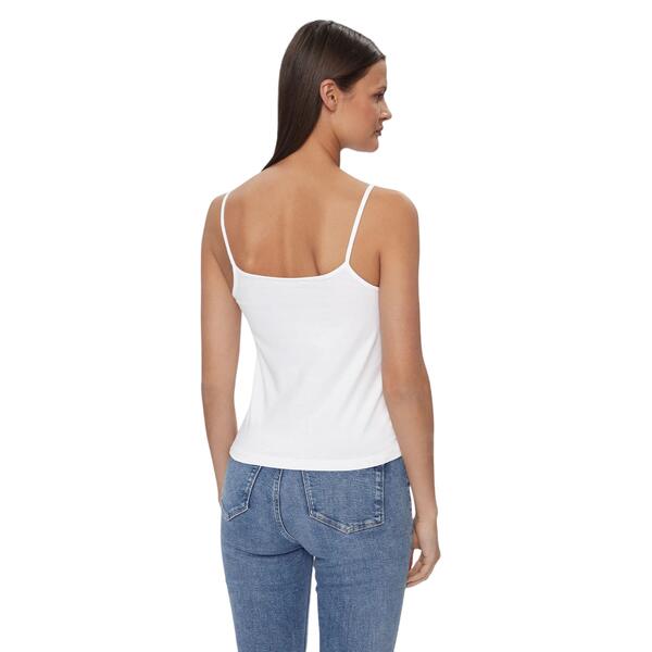 Γυναικείο T-shirt Calvin Klein Monologo Strappy Tank Top Bright White J20J223105-YAF