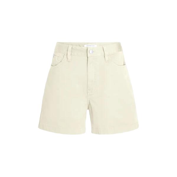 Γυναικείο Σορτς Calvin Klein Woven Label Mom Shorts Green Haze J20J223135-LFU