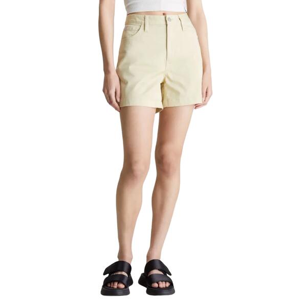 Γυναικείο Σορτς Calvin Klein Woven Label Mom Shorts Green Haze J20J223135-LFU