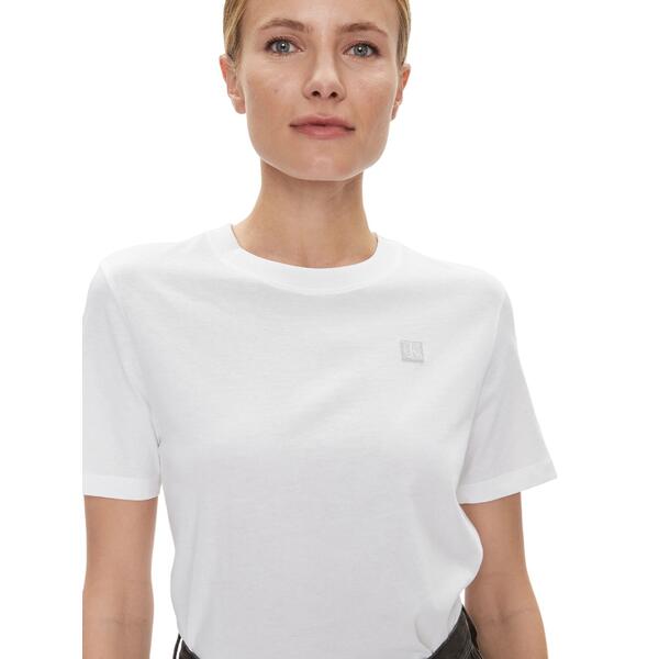 Γυναικείο T-Shirt Calvin Klein Ck Embro Badge Regural Tee Bright White J20J223226-YAF